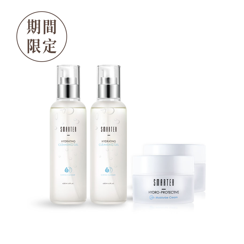 【夏日養膚組】洗卸補水 4入組